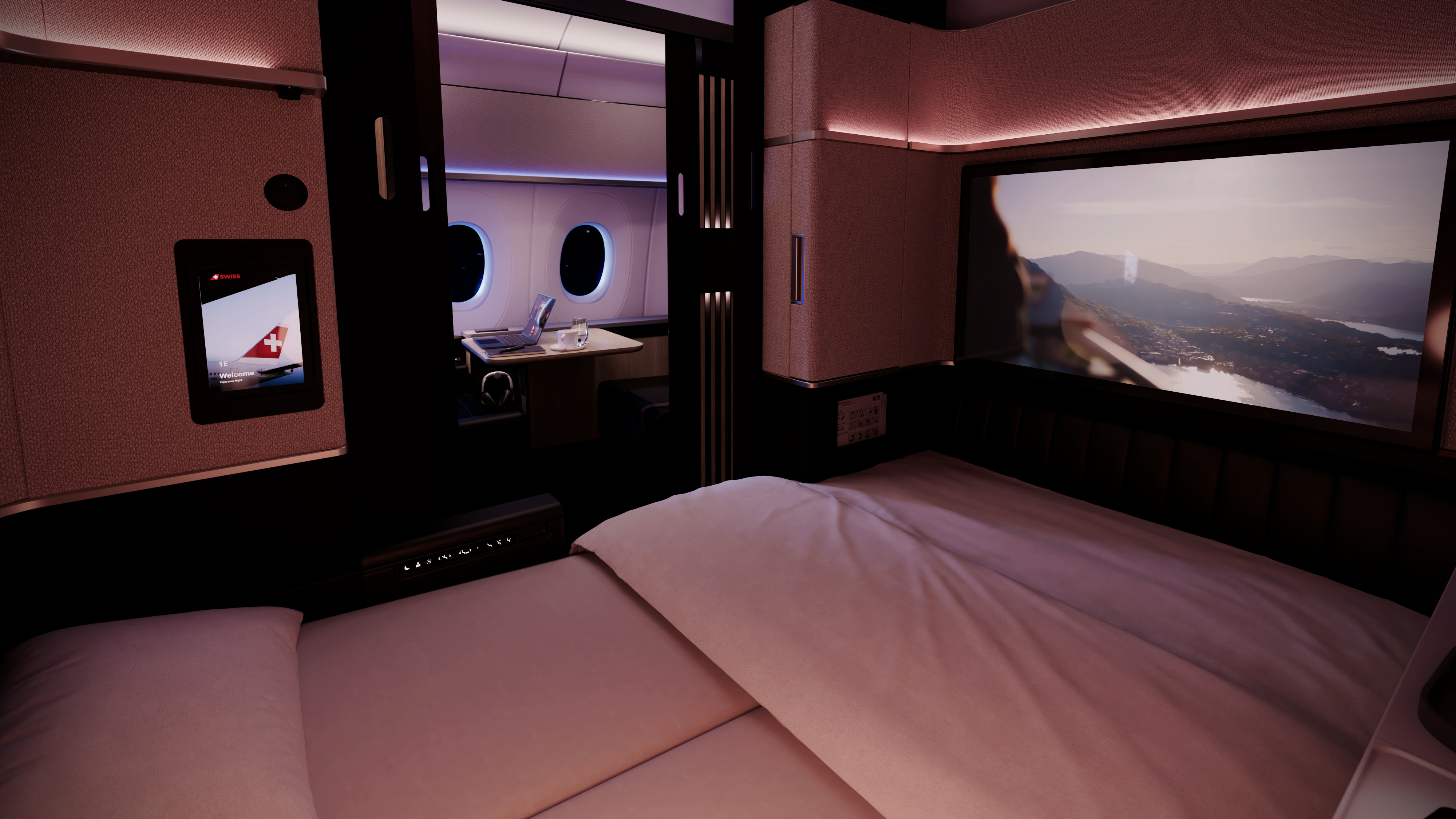 SWISS unveils its new SWISS First Grand Suite: A commercial  flight – private as never before